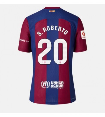 Barcelona Sergi Roberto #20 Replika Hjemmebanetrøje Dame 2023-24 Kortærmet